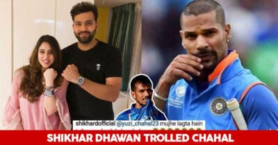 Yuzvendra Chahal Gets Trolled By Shikhar Dhawan After He Commented On Rohit Sharma's Pic. RVCJ Media