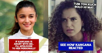 Alia Says She Will Say Sorry To Kangana If She Is Angry, Kangana Slams Her In Harsh Words RVCJ Media