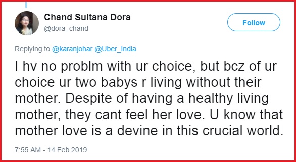 Woman Said Karan Johar’s Kids Lack Mother’s Love. KJo Gave Her A Perfect Reply - RVCJ Media