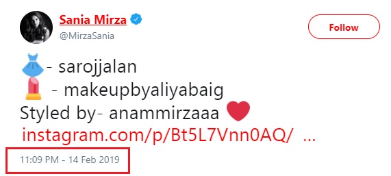 Sania Mirza Got Slammed For Promoting Her Dress When India Was Saddened With Pulwama Incident - RVCJ Media