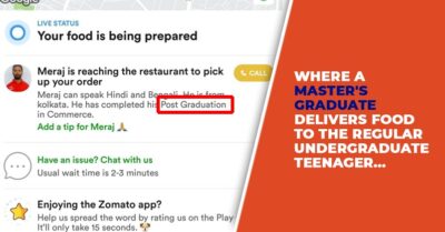 Teen’s Hard-Hitting Post About A Postgraduate Guy Delivering Zomato’s Orders Is Heart-Breaking RVCJ Media