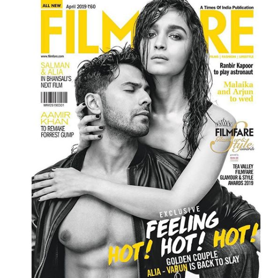 Filmfare April Cover: Varun Dhawan Confesses That His Relationship With Alia Bhatt Is Magical. - RVCJ Media