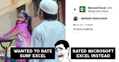 Indians Slam Microsoft Excel By Mistake After "Boycott Surf Excel" Trends Online. RVCJ Media