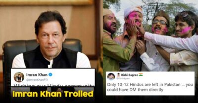 Pakistan PM Imran Khan Wished The Hindu Community On Holi, But Twitterati Slammed Him Brutally . RVCJ Media
