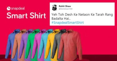 Twitter Is Swarmed With Tweets On This Color Changing Shirt By Snapdeal RVCJ Media