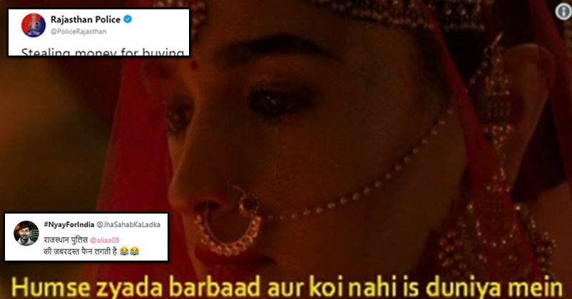 Rajasthan Police Used Alia’s Meme From “Kalank” For Anti-Drug Campaign. This Is How Varun Reacted RVCJ Media