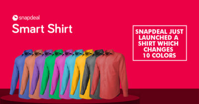 Snapdeal Has Launched A Color Changing Shirt And We Can’t Keep Calm. RVCJ Media