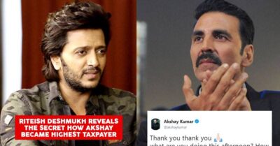 Riteish Tweeted The Secret Of Akshay Being India’s Highest Taxpayer. Akshay Gave A Perfect Reply RVCJ Media