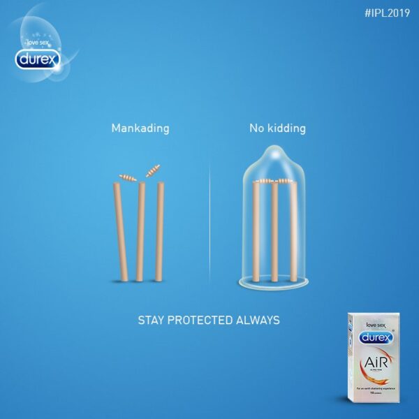 Durex At Its Creative Best Again, Promoted Brand Using Mankading Incident. The Tweet Is Bang On - RVCJ Media
