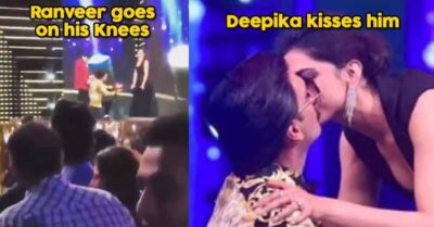 Deepika Padukone Plants A Kiss On Ranveer Singh's Lips And Gives Him Filmfare Award. Watch Video RVCJ Media
