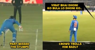 Crowd Shouts ‘Dhoni Dhoni’ To Troll Rishabh Pant For Poor Wicketkeeping, Twitter Wants MSD Back RVCJ Media