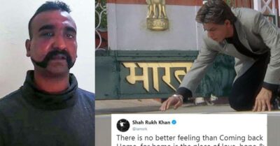 Shah Rukh Khan Welcomes Back WC Abhinandan In India. His Tweet Will Melt Your Heart RVCJ Media