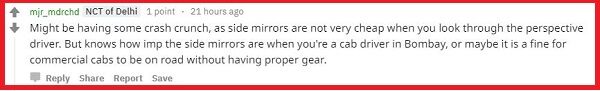 An Uber Driver Used Plane Shaving Mirror For Driving. Here's How Netizens Reacted - RVCJ Media