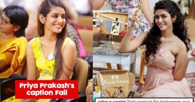 Priya Prakash Varrier Gets Trolled For Goofing Up With Copy Paste For A Brand Promotion RVCJ Media