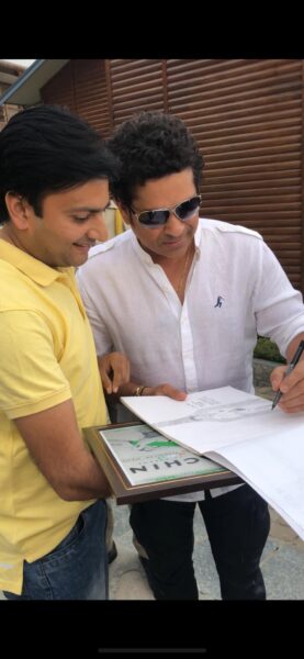 Wishing The Master Blaster A Very Happy Birthday From Nitin Sachinist - RVCJ Media