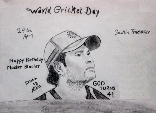 Wishing The Master Blaster A Very Happy Birthday From Nitin Sachinist - RVCJ Media
