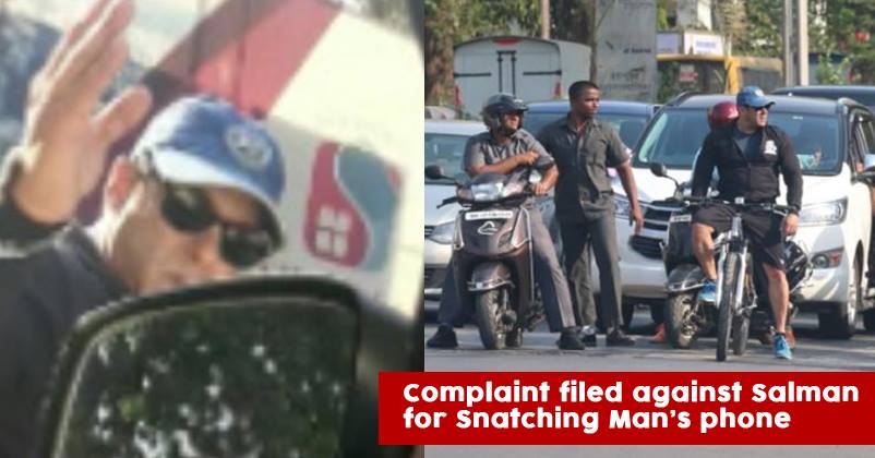 Complaint Lodged Against Salman Khan For Snatching A Man's Phone RVCJ Media