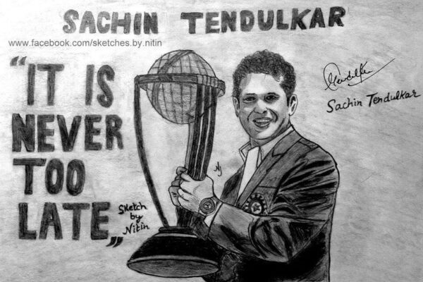 Wishing The Master Blaster A Very Happy Birthday From Nitin Sachinist - RVCJ Media
