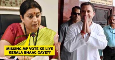 Rahul Gandhi Is Addressed As A Missing MP By Smriti Irani RVCJ Media