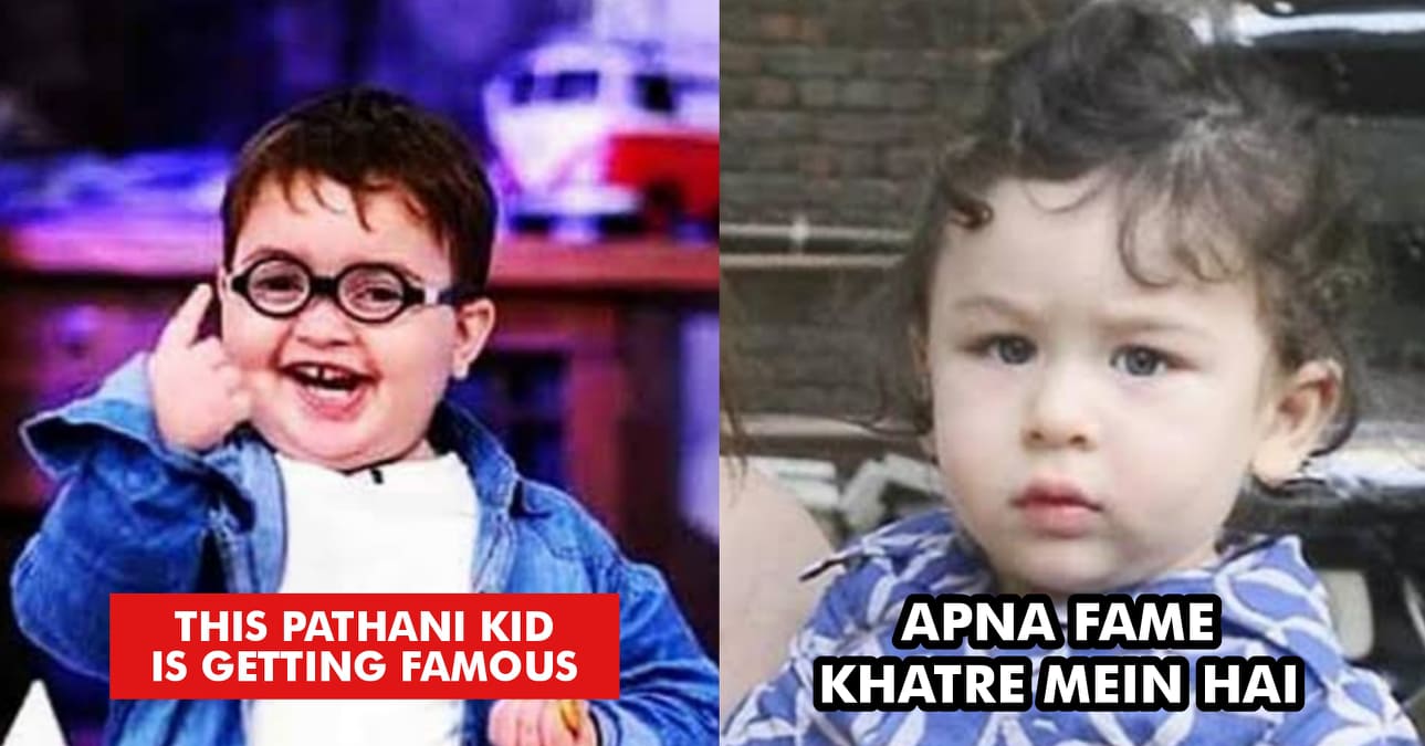 Peeche Dekho Boy Has Taken The Internet By Storm. Netizens Are Calling Him A Competition To Taimur RVCJ Media