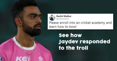 Jaydev Unadkat Perfectly Shuts Down Troller Who Asked Him To Join Cricket Academy & Learn Bowling RVCJ Media
