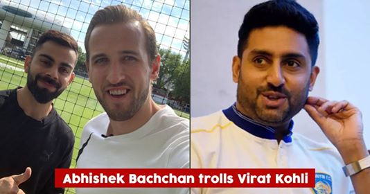 Abhishek Bachchan Trolls Virat Kohli After He posts Picture With Spurs’ Harry Kane RVCJ Media