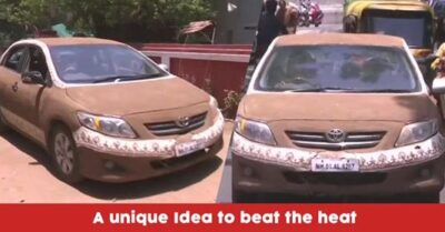 A Resident From Ahmedabad Finds A Unique Way To Keep Her Car Cool RVCJ Media