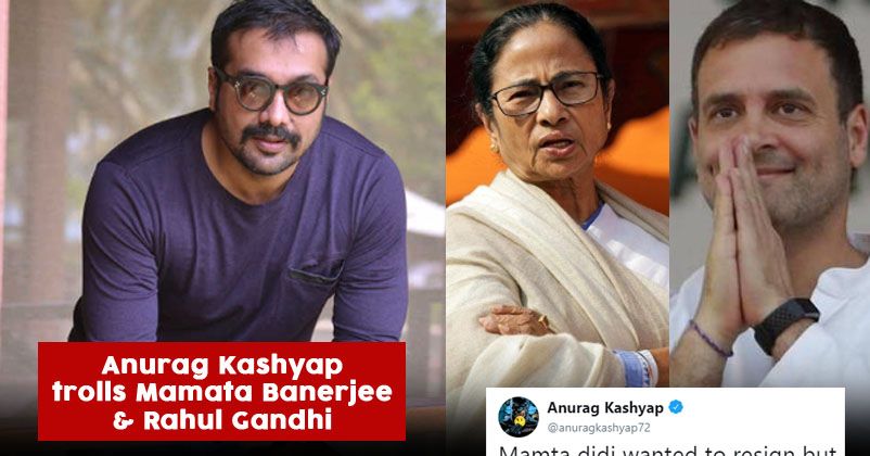 After Narendra Modi, Anurag Kashyap Takes A Sly Dig At Rahul Gandhi And Mamta Banerjee RVCJ Media