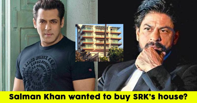 Salman Khan Was About To Buy Shah Rukh Khan's Mannat But Here's Why He Had To Cancel His Plan RVCJ Media