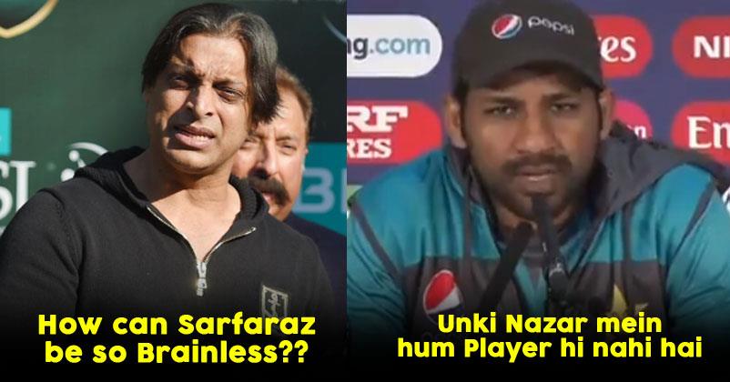 Sarfaraz Ahmed Finally Reacts To Shoaib Akhtar's Criticism Of Pakistan Team RVCJ Media