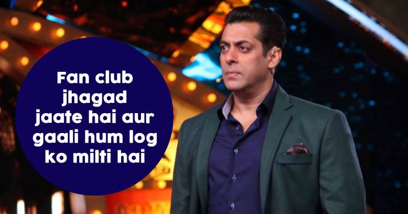 Salman Khan Finally Reacts On His Fans Abusing Other Celebrities On Social Media RVCJ Media