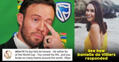 Fan Blames AB de Villiers' Wife Danielle For His Retirement, Danielle Shuts Down The Troll RVCJ Media