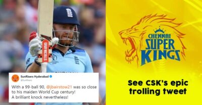 Chennai Superkings Burns Sunrisers Hyderabad With This Tweet RVCJ Media