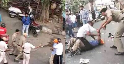 Delhi Police Brutally Beats Up A Tempo Driver And His Son, After He Threatens Them With Sword RVCJ Media