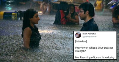 Twitter Flooding With #MumbaiRain Memes, People Trolling BMC For Poor Arrangement RVCJ Media
