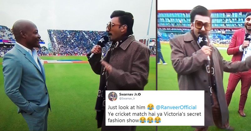 Ranveer Singh Wears A Long Coat At India Vs Pakistan World Cup Match, Gets Crazy Reactions RVCJ Media