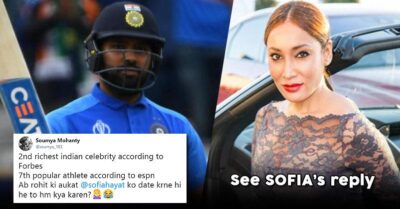 Virat's Fan Trolls Rohit Sharma For Dating Sofia Hayat, See How She Reacts RVCJ Media
