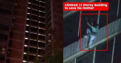 Viral Video: Man Climbs 15 Storey Burning Building To Rescue His Mother RVCJ Media