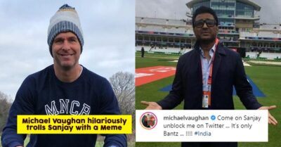 Michael Vaughan Again Trolls Sanjay Manjrekar, Asks To Unblock Him On Twitter With A Funny Meme RVCJ Media