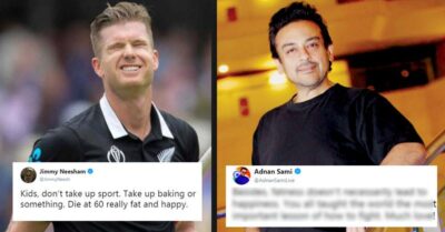 Adnan Sami Reacts To Jimmy Neesham Tweet "Kids, Don’t Take Up Sport" RVCJ Media