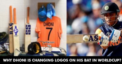 MS Dhoni Had Been Changing Bat Logos In The World Cup Series, Here's Why RVCJ Media