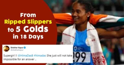 Hima Das Clinches Her 5th Consecutive Gold In Just 18 Days, Twitter Hails The "Dhing Express" RVCJ Media