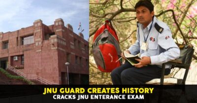 JNU Security Guard Cracked Entrance Of The University For BA Russian (Hons) RVCJ Media