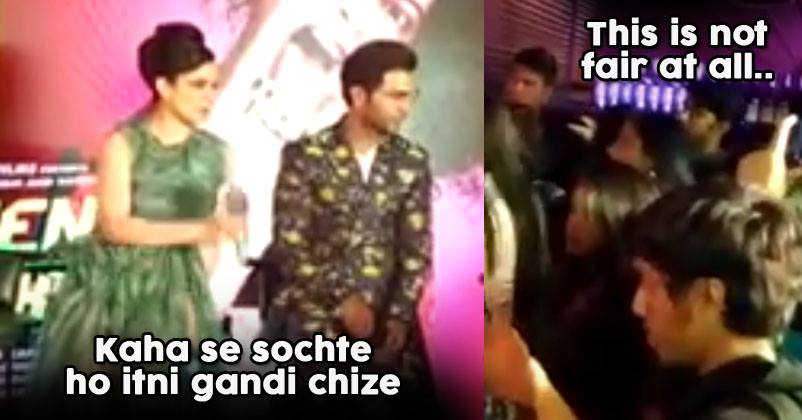 Kangana Ranaut Gets Into UGLY FIGHT With A Journalist At The Event Of Her Upcoming Film RVCJ Media