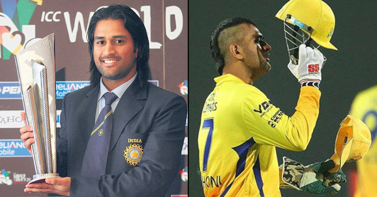 MS Dhoni's 5 Iconic Hairstyles Over The Years - RVCJ Media