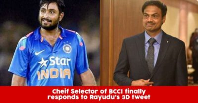 BCCI's Chief Selector MSK Prasad Finally Responds To Ambati Rayadu's 3D Tweet RVCJ Media
