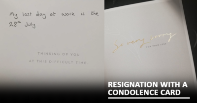 Resignation Letter Is Old School, A 22-Year-Old Just Resigned By Giving A Condolence Card RVCJ Media