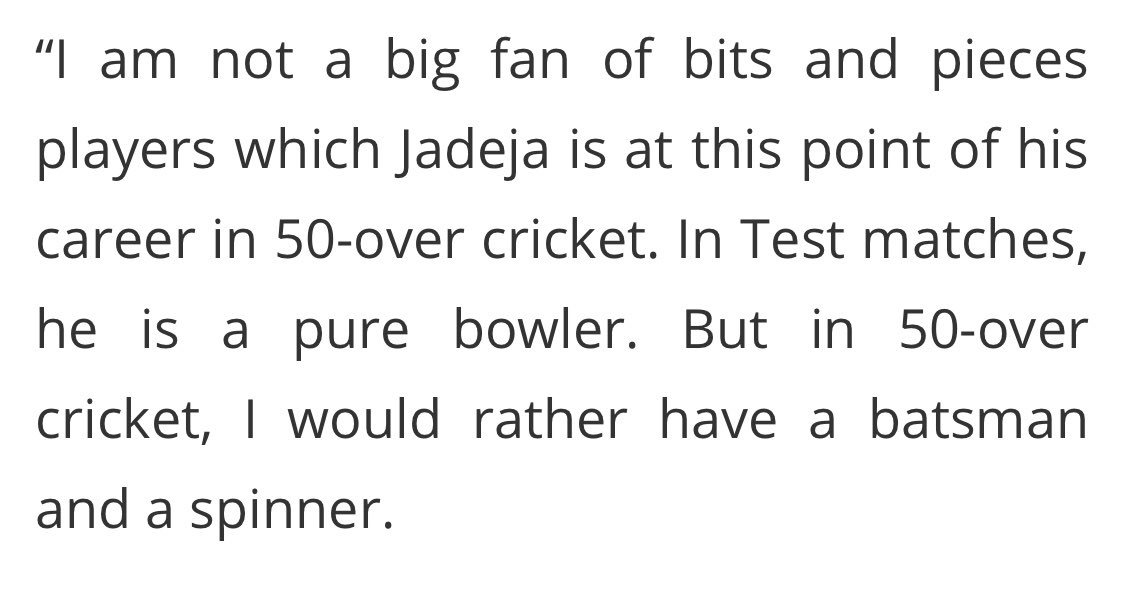 Jadeja Lashes Out At Sanjay Manjrekar, Says He Has Enough Of His 'Diarrhea' - RVCJ Media