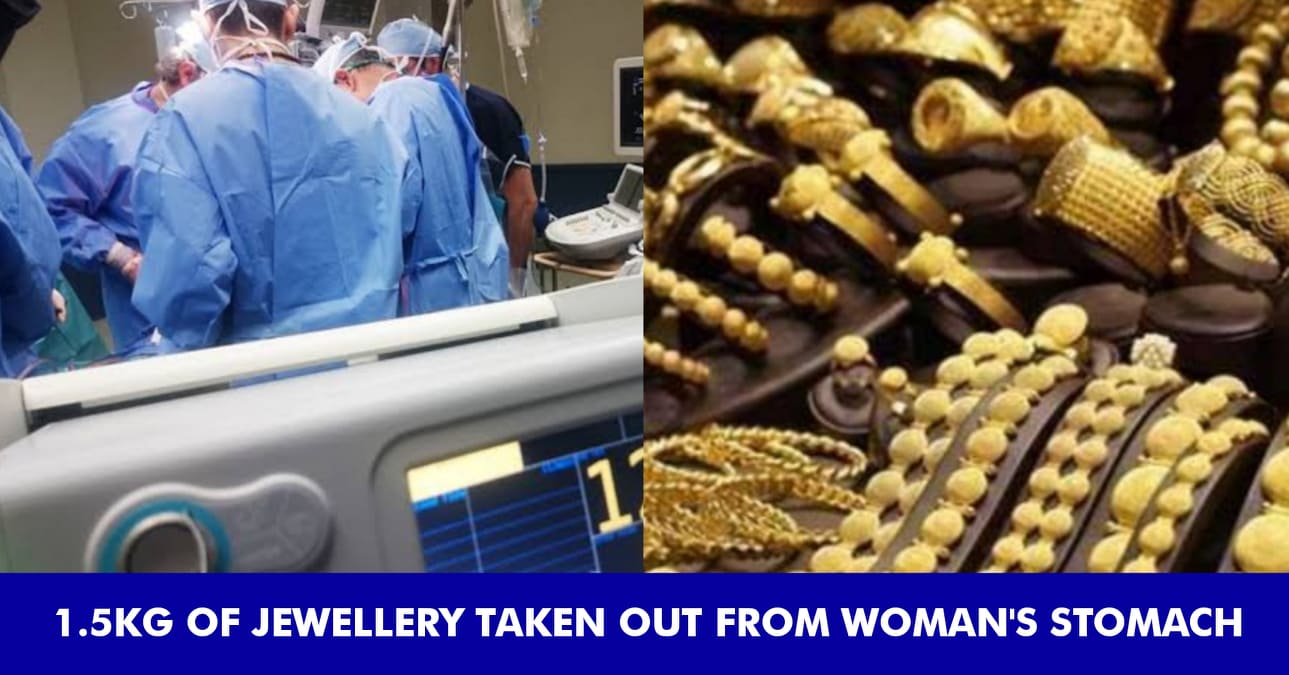 Safety Stomach? A Woman Was Found With 1.5 Kgs Of Jewelry And Coins In Her Stomach RVCJ Media