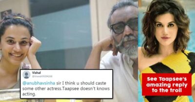 Hater Insults Taapsee & Says She Doesn’t Know Acting. Taapsee Shuts Him Down With Coolest Reply RVCJ Media